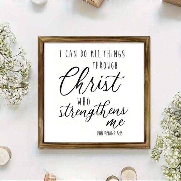 Christian Scripture Wooden Decor - Picture 3 of 7